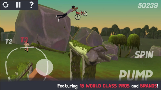Gameplay screenshot from pumped bmx 3 for Android