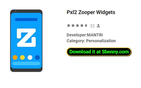 Widżety zooper pxl2
