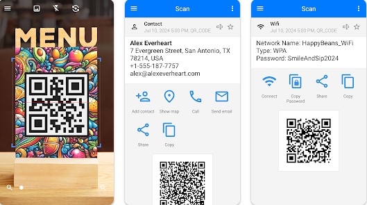 Gameplay screenshot from qr and barcode scanner pro for Android