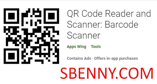 leitor de código qr e scanner de código de barras