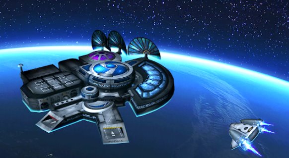 Gameplay screenshot from quantum contact a space adventure for Android