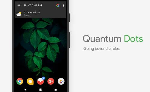 Pakkett ta' ikoni ta' punti quantum MOD APK Android