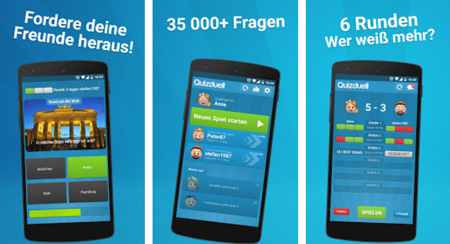 Gameplay screenshot from quizduell premium for Android