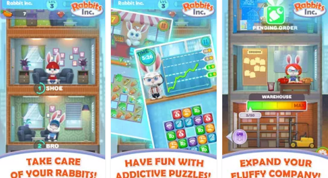 Gameplay screenshot from rabbits inc for Android