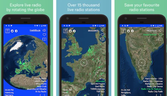 Gameplay screenshot from radio garden for Android