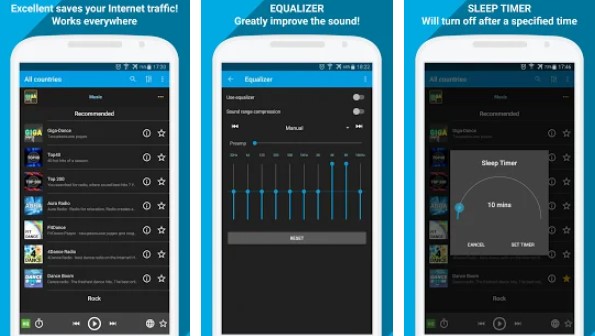 Gameplay screenshot from radio online pcradio for Android