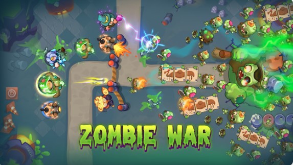 Gameplay screenshot from raid royal tower defense for Android