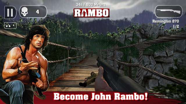 Rambo the mobile game apk