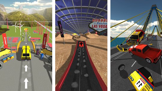 Gameplay screenshot from ramp car jumping for Android