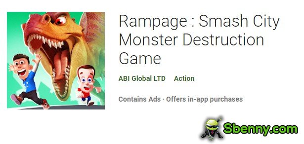 rampage smash city monster destruction game