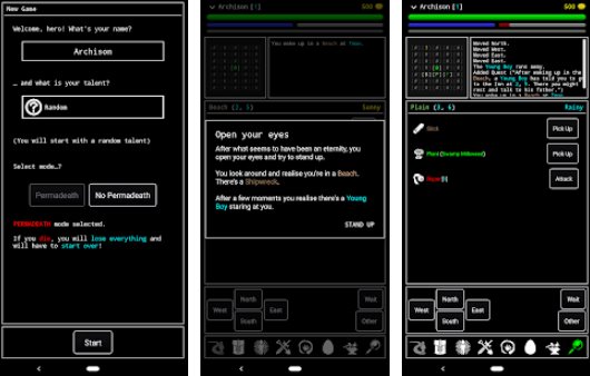 Gameplay screenshot from random adventure roguelike ii for Android