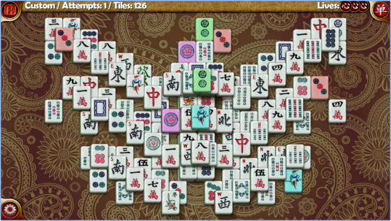 Gameplay screenshot from random mahjong pro for Android
