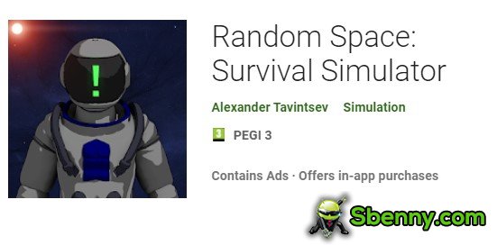 random space survival simulator