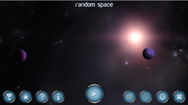 Gameplay screenshot from random space survival simulator for Android
