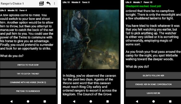 Gameplay screenshot from ranger s choice for Android