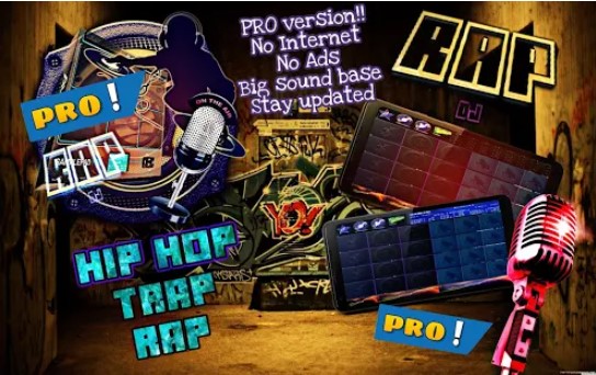 Gameplay screenshot from rap beat dropper pro for Android