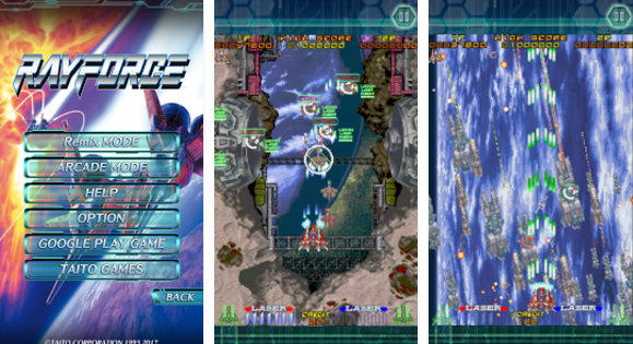 Gameplay screenshot from rayforce for Android