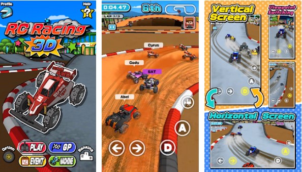 Gameplay screenshot from rc racing 3d for Android