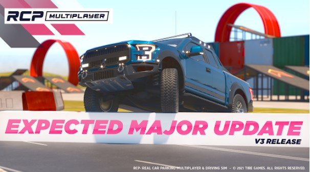 Gameplay screenshot from rcp online multiplayer car driving and parking game for Android