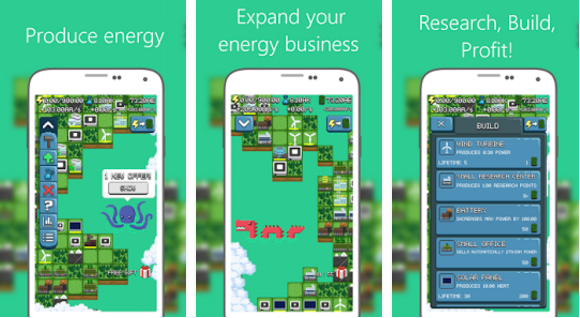 Gameplay screenshot from reactor energy sector tycoon for Android
