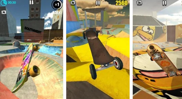 реальный скейт 3d MOD APK Android
