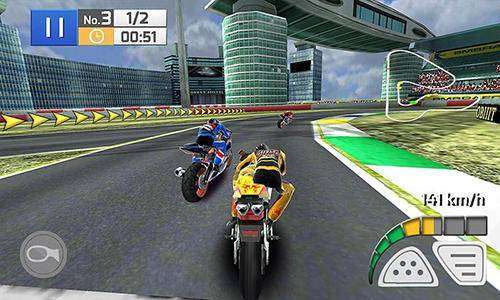 Gameplay screenshot from real bike racing for Android