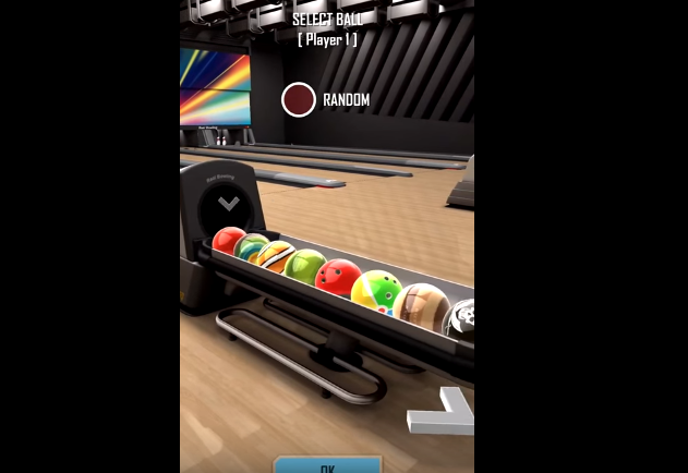 Gameplay screenshot from real bowling 3d plus for Android