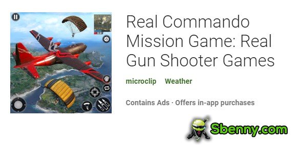 real commando mission game real gun shooter games