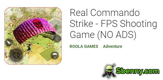 real commando strike fps shooting game