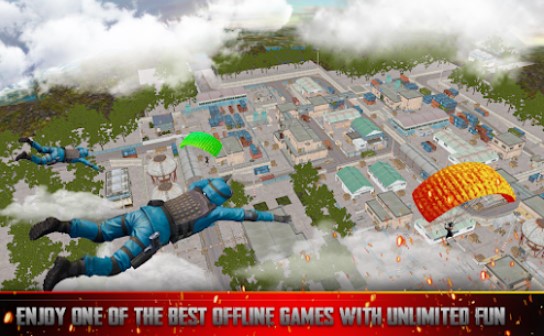 Gameplay screenshot from real commando strike fps shooting game for Android
