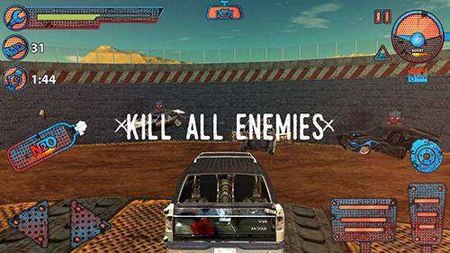 Gameplay screenshot from real demolition derby for Android