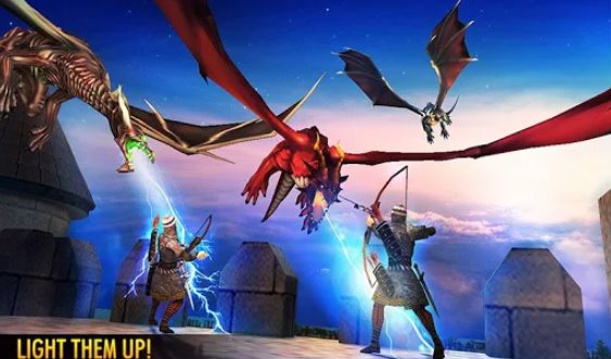 Gameplay screenshot from real dragon simulator 3d for Android