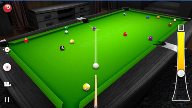 Gameplay screenshot from real pool 3d for Android
