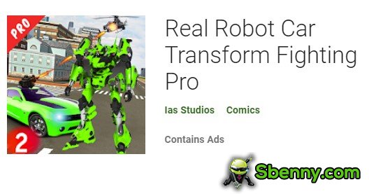 echte robotauto transformerende vechtprof
