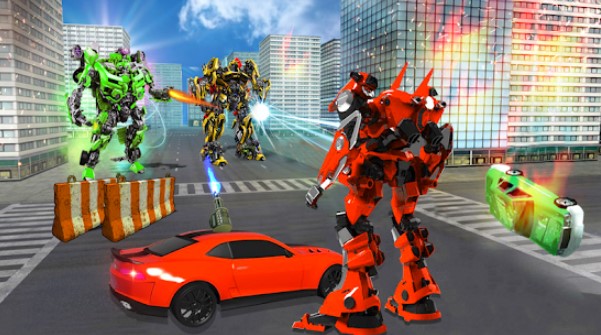 Real Robot Car Transform Fighting Pro Paid APK Android