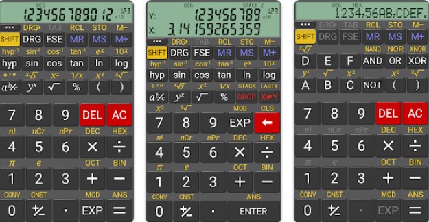 Gameplay screenshot from realcalc plus for Android