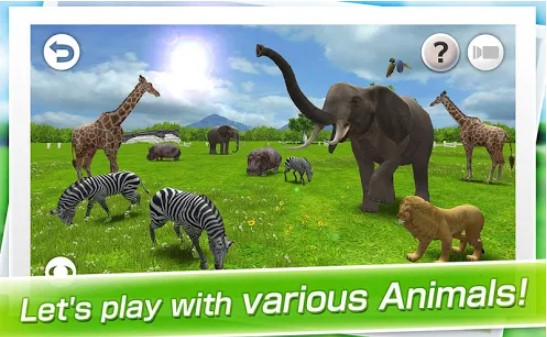 Gameplay screenshot from reals animals hd for Android