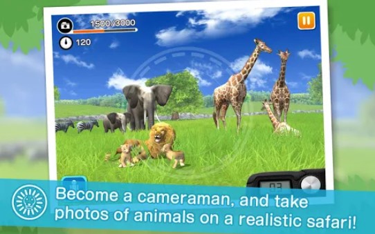 Gameplay screenshot from realsafari find the animal for Android