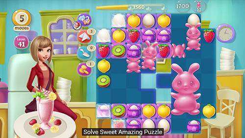 Gameplay screenshot from recipes passion sweet treats for Android
