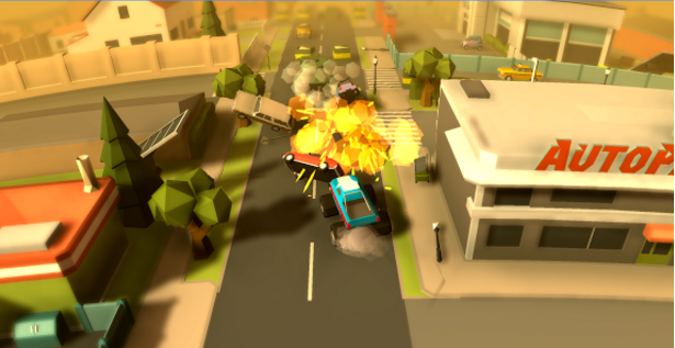 Gameplay screenshot from reckless getaway 2 for Android