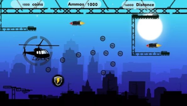 Gameplay screenshot from reckless rider helicopter holi sale for Android