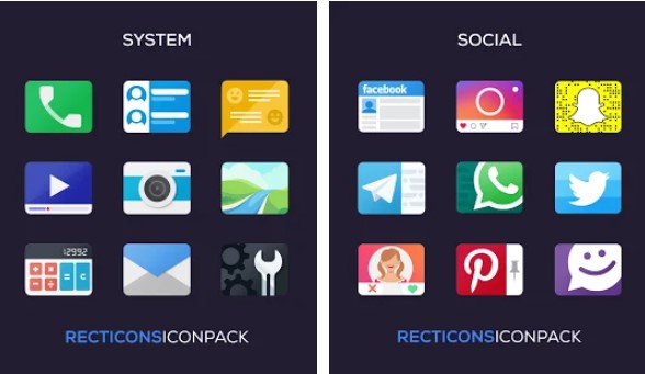 recticons icon pack MOD APK Android