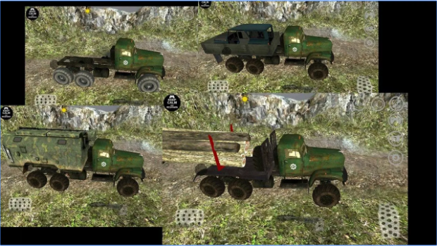 Gameplay screenshot from redused transmission off road for Android
