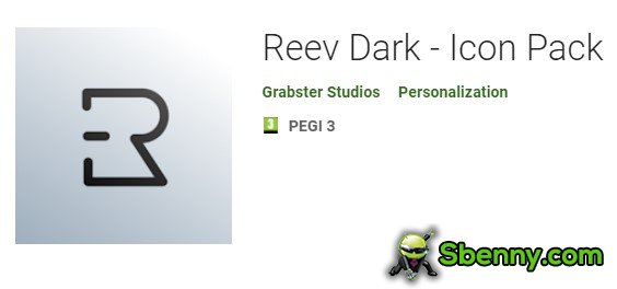 reev dark icon pack
