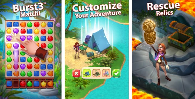 Gameplay screenshot from relic chasers for Android