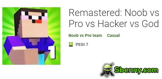 remastered noob vs pro vs hacker vs god