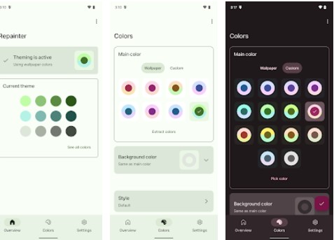 repainter temi dinamici MOD APK Android