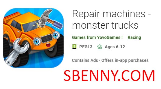 Reparaturmaschinen Monster Trucks
