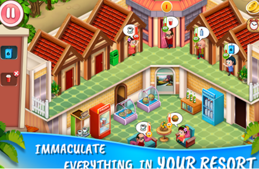 Gameplay screenshot from resort island tycoon for Android