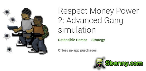 Respeite o poder do dinheiro 2 simulação avançada de gangue